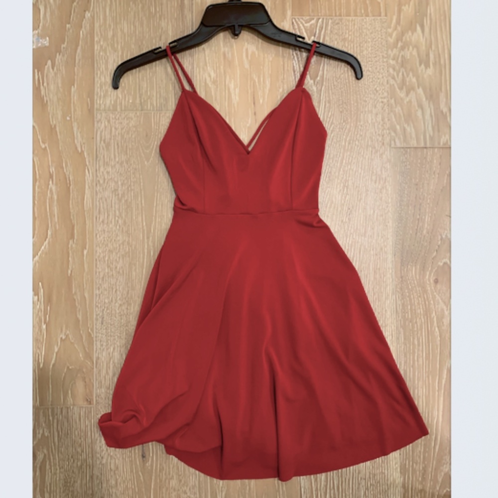 Kimchi Blue Dark Red Mini Dress